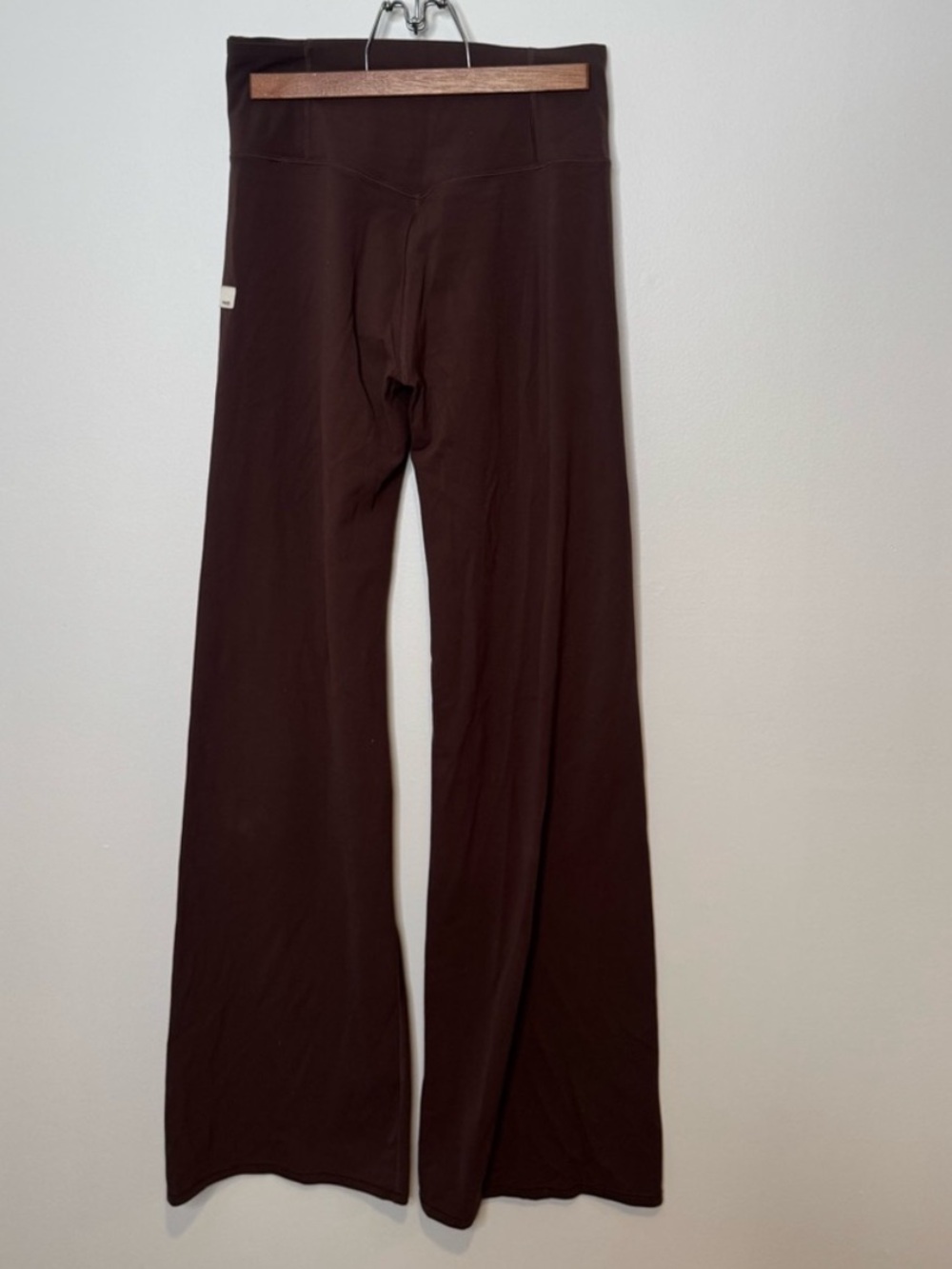 Vuori Studio Flare Brown Wide-Leg Yoga Pants
